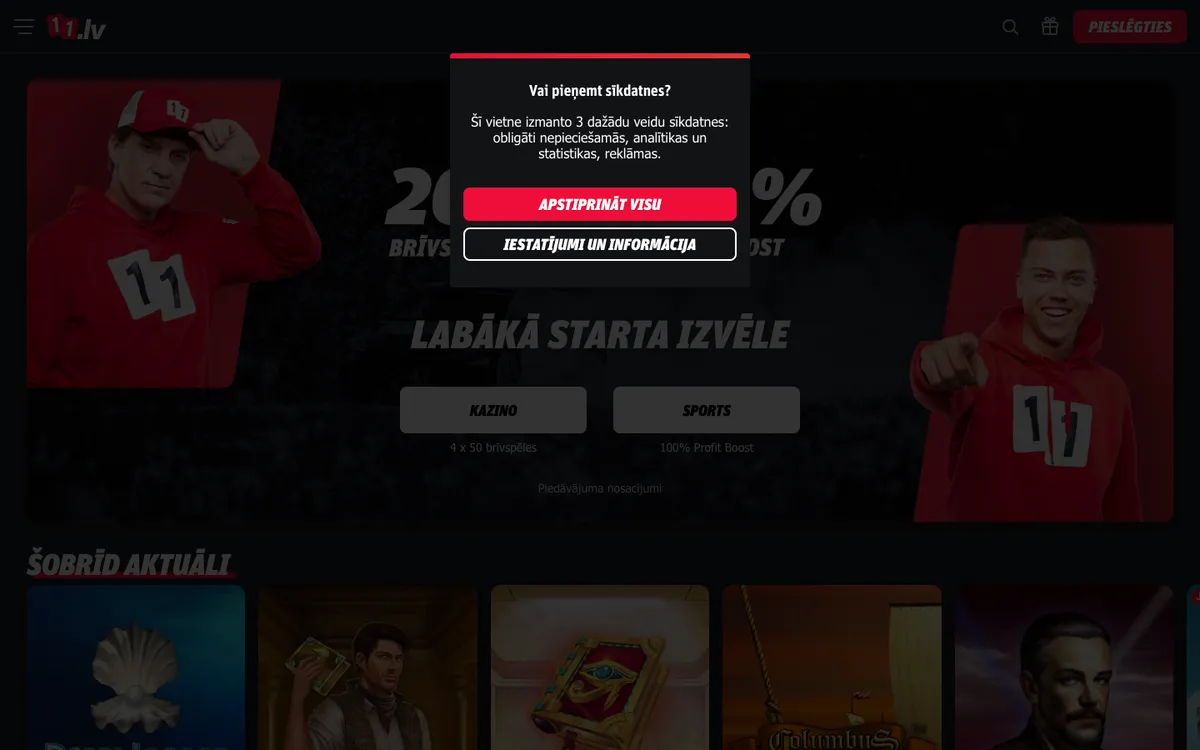 11.lv Casino Review Header