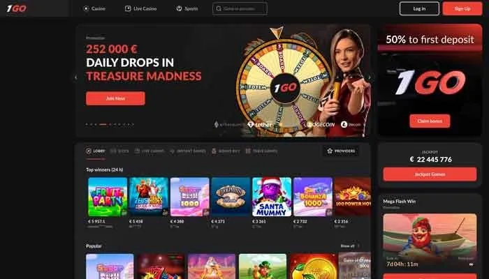 1Go Casino Review Header