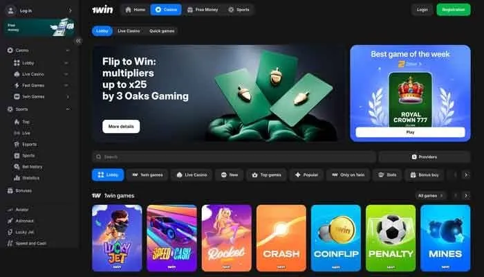 1win Casino Review Header