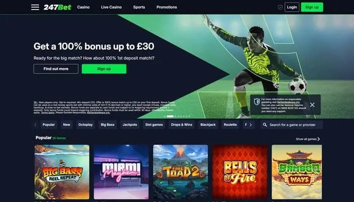 247Bet Casino Review Header