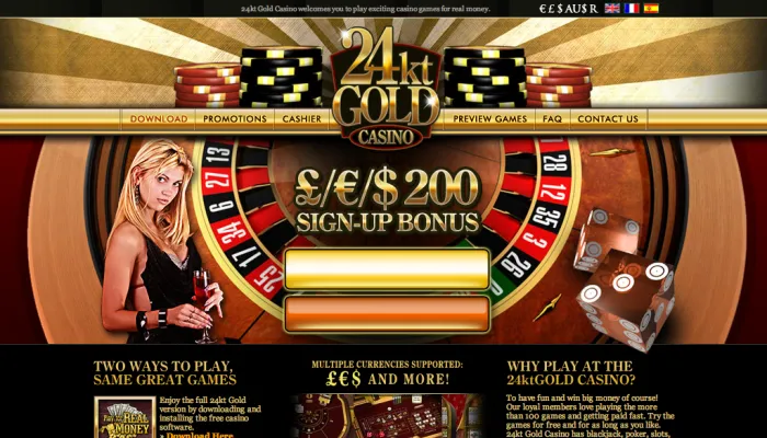 24kt Gold Casino Review Header