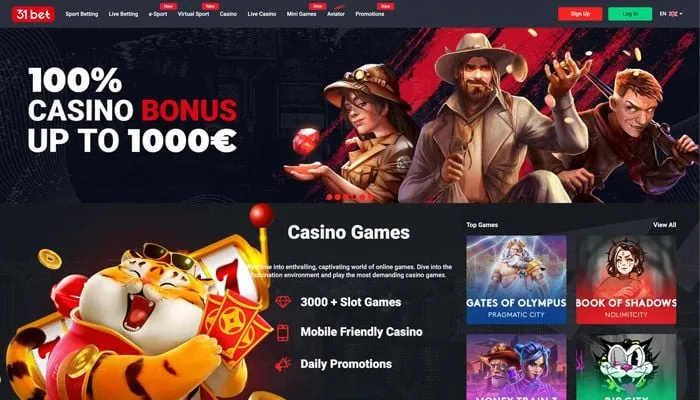 31Bet.com Casino Review Header