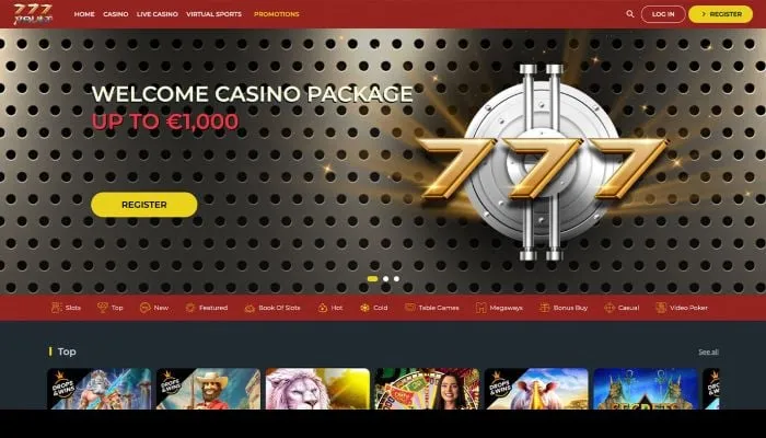 777Vault Casino Review Header