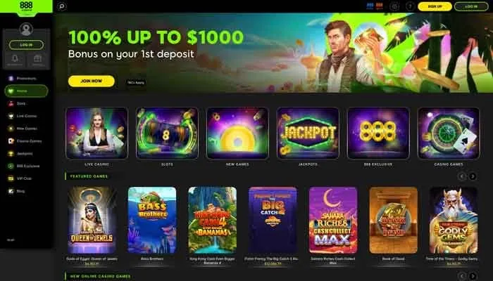 888 Casino Review Header