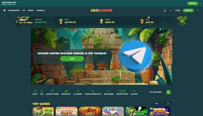 Abo Casino Review Header