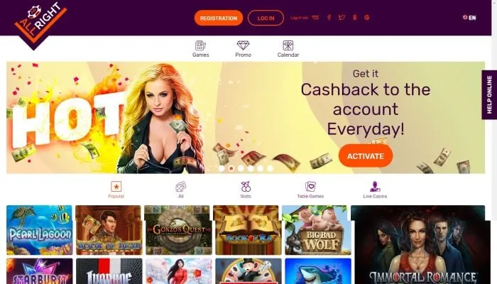 All Right Casino Review Header
