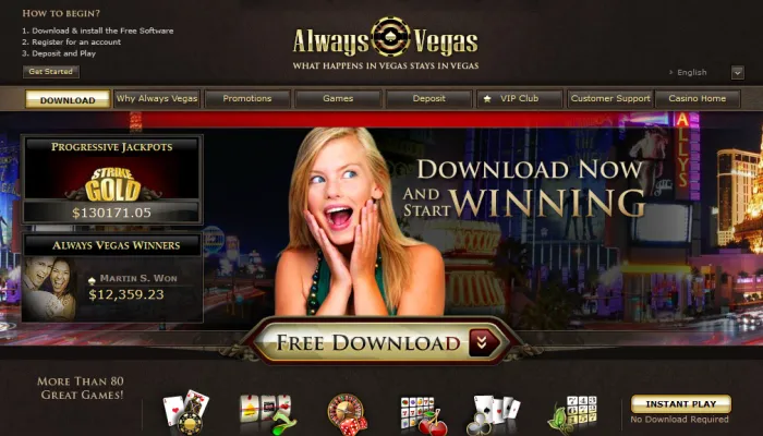 Always Vegas Casino Review Header