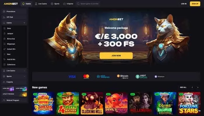 Amonbet Casino Review Header