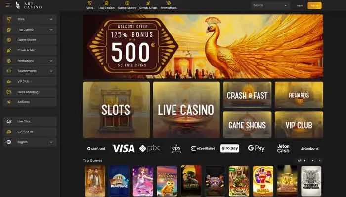 ArtCasino Review Header