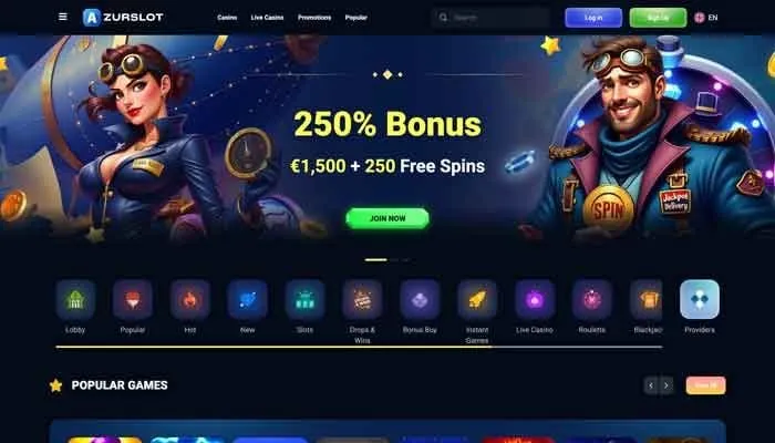 AzurSlot Casino Review Header