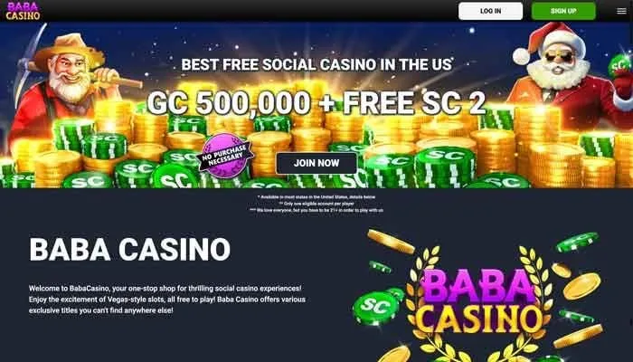 Baba Casino Review Header