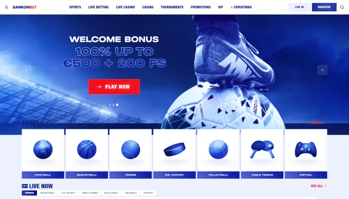 Bankonbet Casino Review Header
