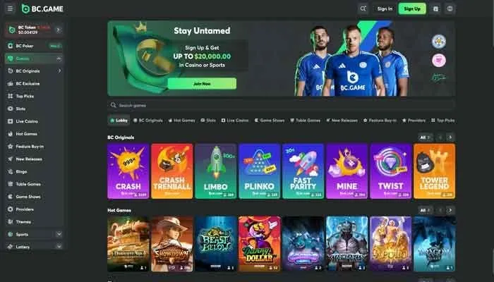 BC.Game Casino Review Header