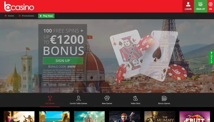 bCasino Review Header