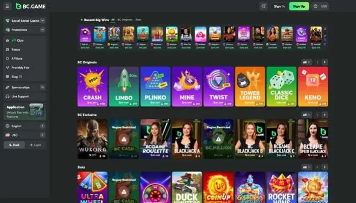 BCGame.us Casino Review Header
