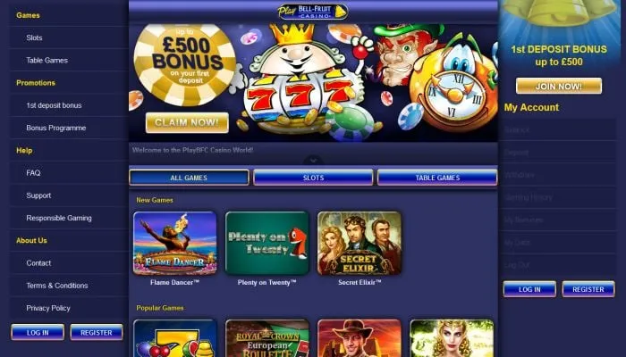Bell Fruit Casino Review Header