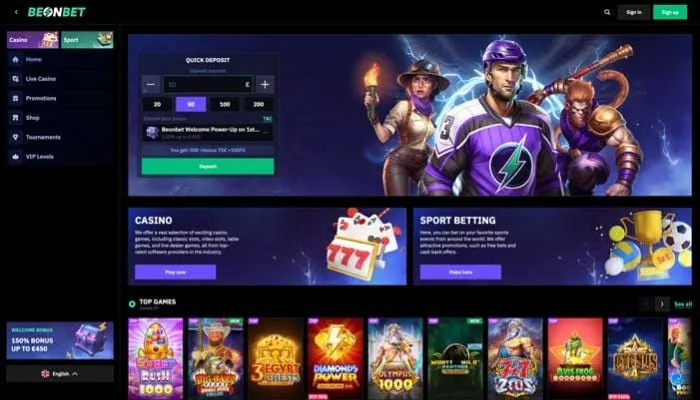 BeonBet Casino Review Header
