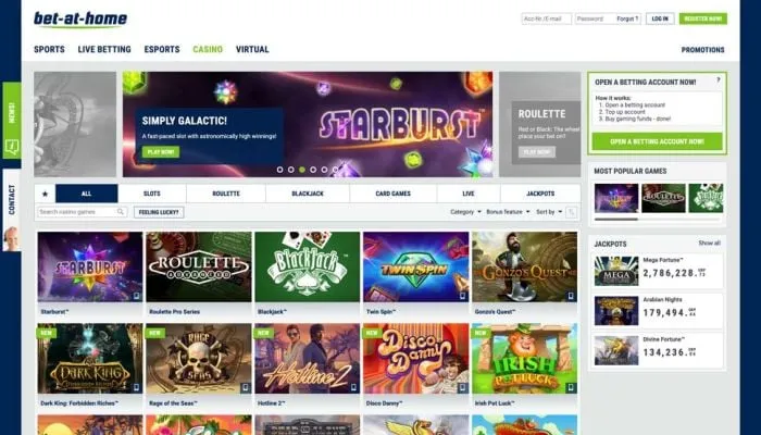 bet-at-home Casino Review Header