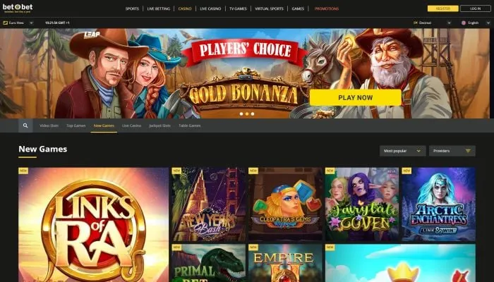 bet O bet Casino Review Header