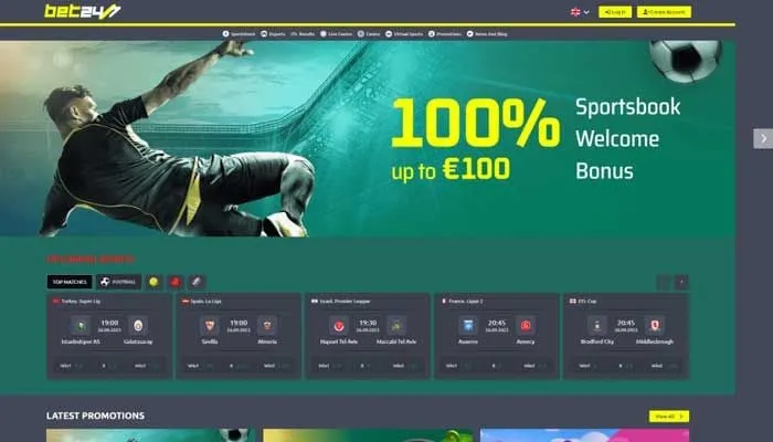 Bet24-7 Casino Review Header