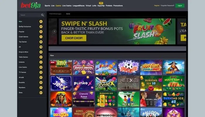 Bet9ja Casino Review Header