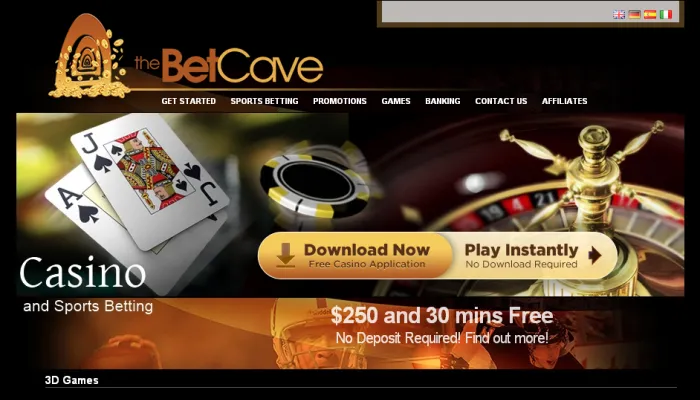 BetCave Casino Review Header
