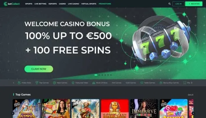 BetCollect Casino Review Header