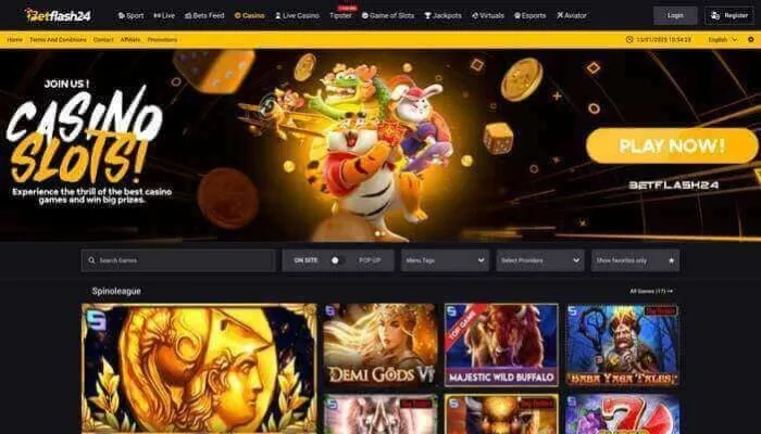 Betflash24 Casino Review Header
