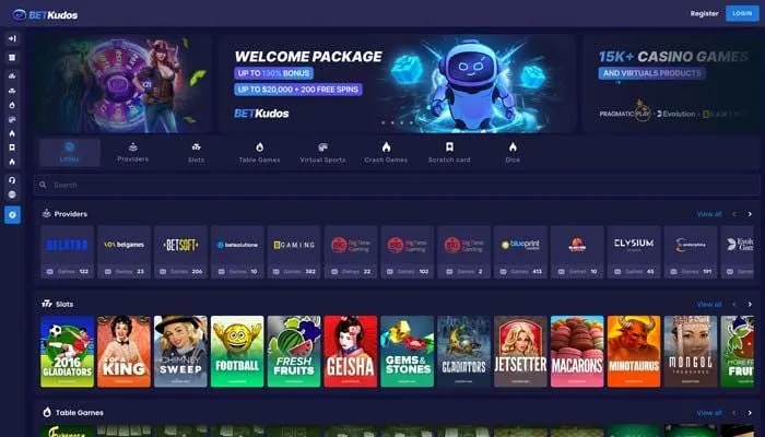 BetKudos Casino Review Header