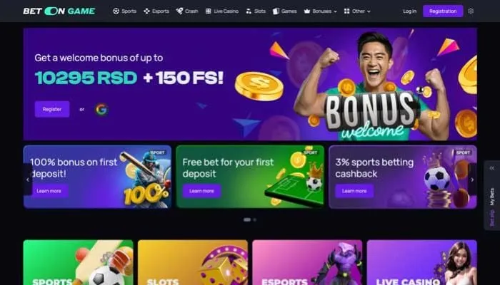 BetOnGame Casino Review Header