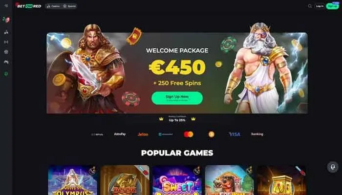 BetOnRed Casino Review Header