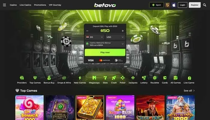 Betovo Casino Review Header