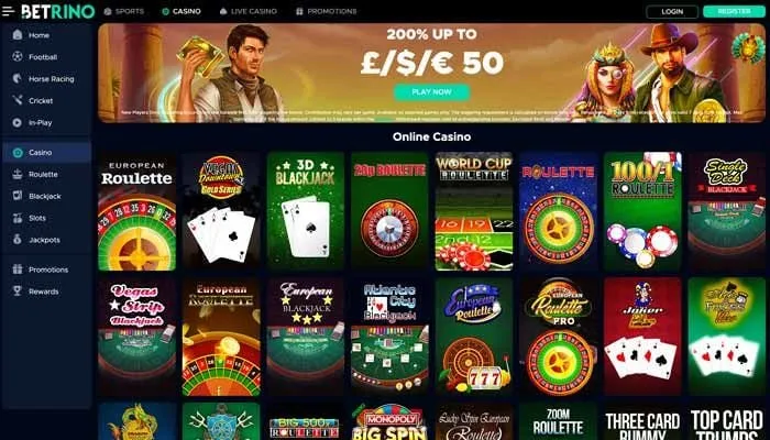 Betrino Casino Review Header