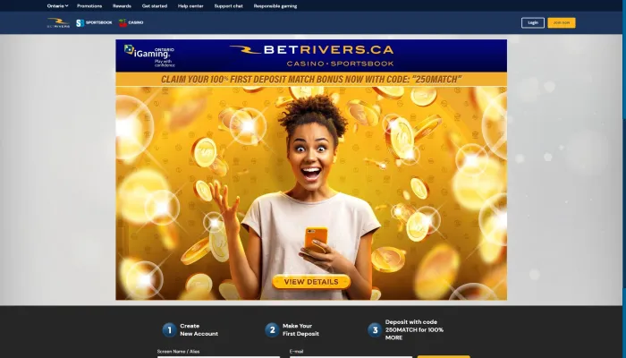BetRivers Casino - Ontario Review Header