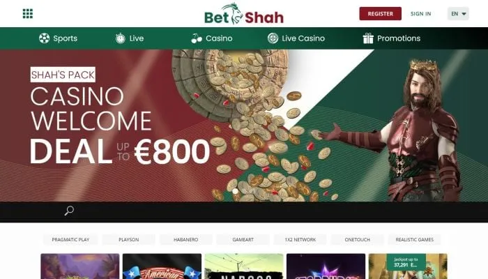 BetShah Casino Review Header