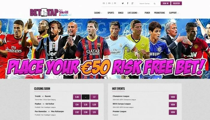 BetTap Casino Review Header
