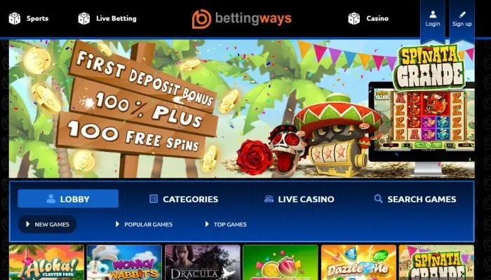 BettingWays Casino Review Header