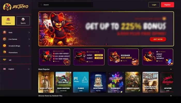 Beturo Casino Review Header