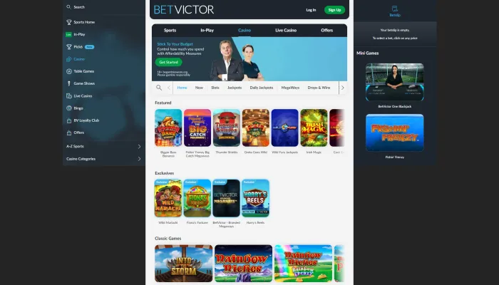 BetVictor Casino Review Header