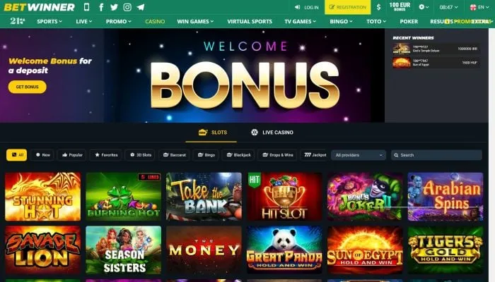 Betwinner Casino Review Header