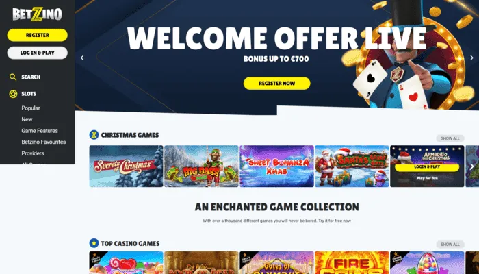 Betzino Casino Review Header