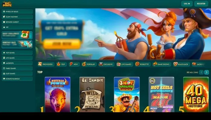 BigPirate Casino Review Header