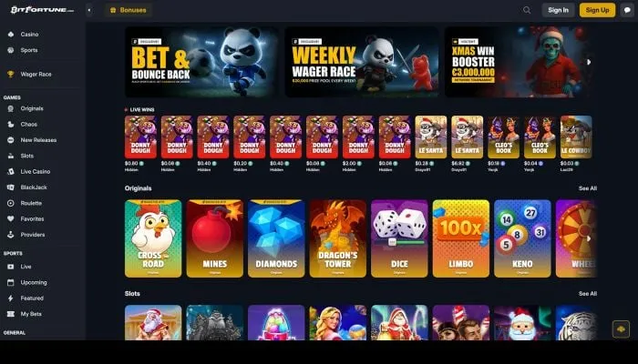 BitFortune Casino Review Header