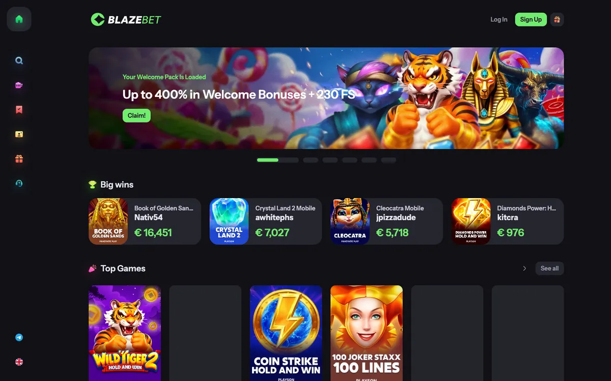 BlazeBet Casino Review Header