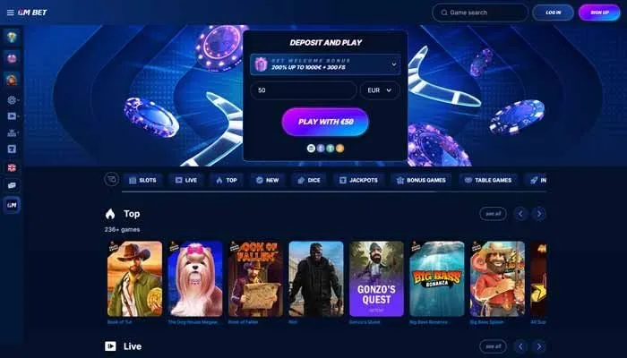 Bm.bet Casino Review Header