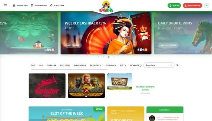 Boaboa Casino Review Header