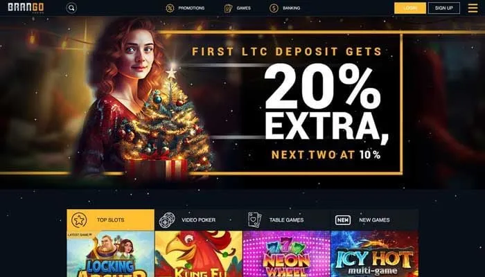 Brango Casino Review Header