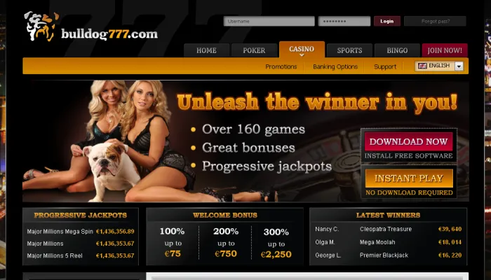 Bulldog777 Casino Review Header