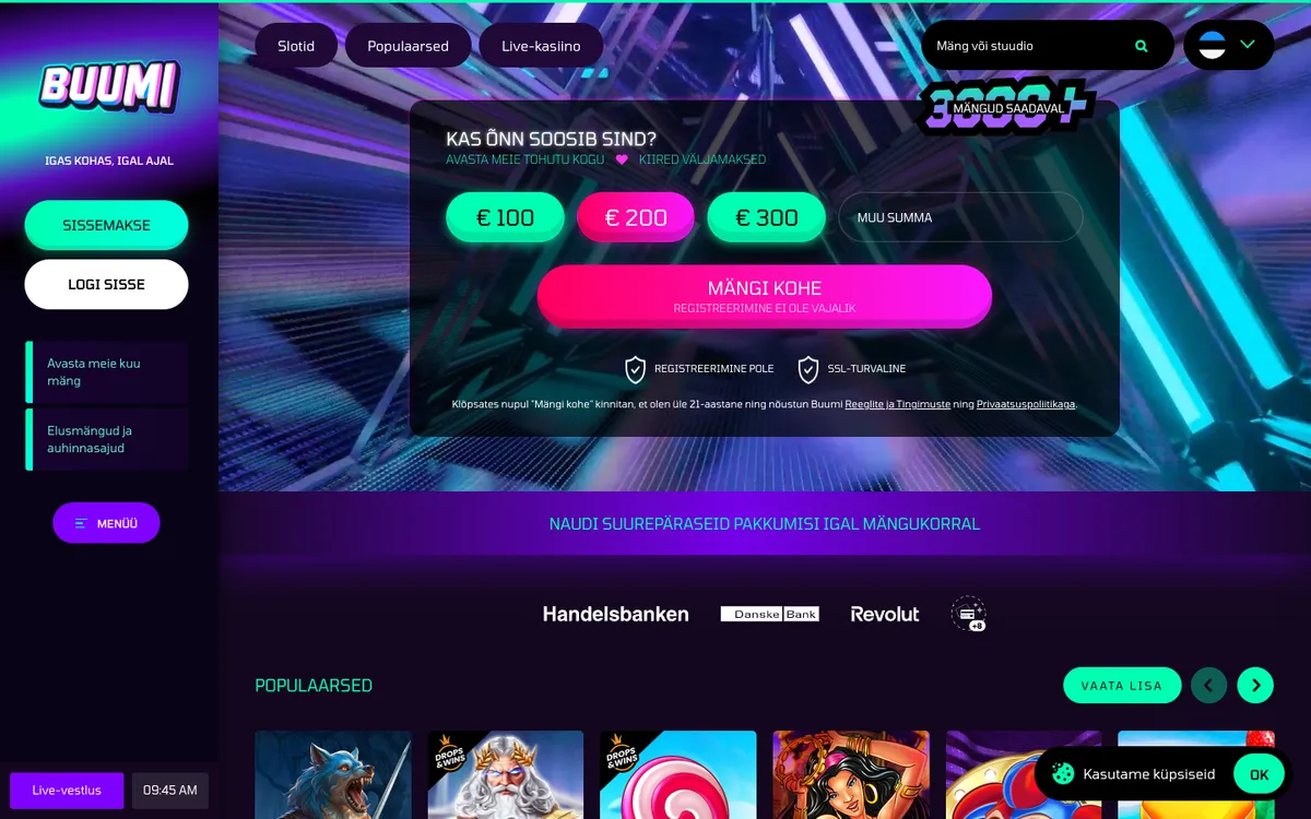 Buumi Casino Review Header
