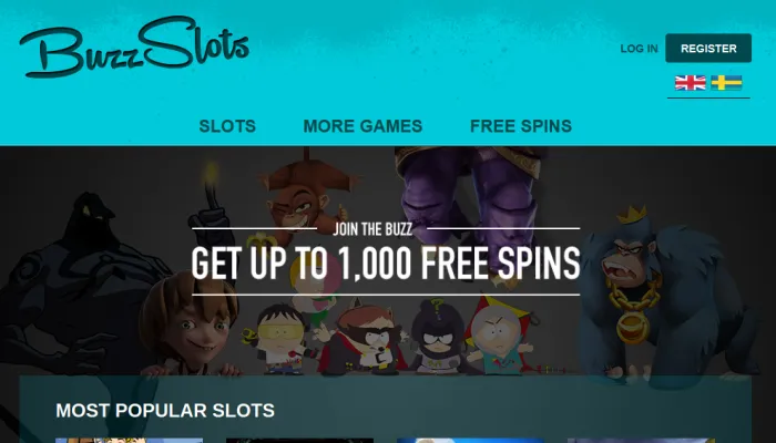 Buzz Slots Casino Review Header